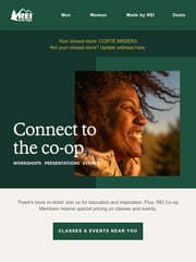 Email Inspiration from REI CORTE MADERA