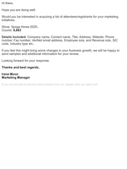 Email Inspiration from Renee Linskens