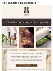 Email Inspiration from R&R Skin