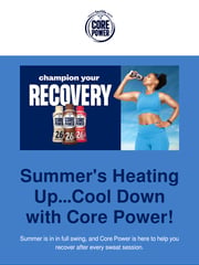 Email Inspiration from Shop fairlife