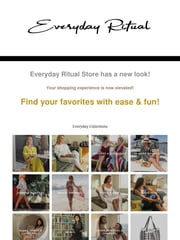 Email Inspiration from ShopEverydayRitual.com