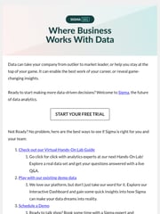 Email Inspiration from Sigma Team