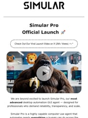Email Inspiration from Simular