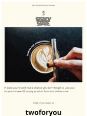 Email Inspiration from Steady State Roasting