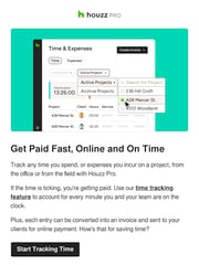 Email Inspiration from The Houzz Pro Team