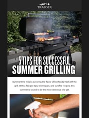 Email Inspiration from Traeger