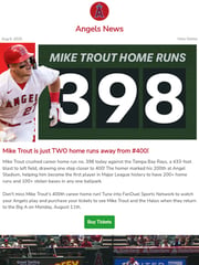 Email Inspiration from angels.com
