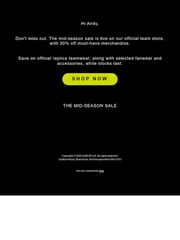 Email Inspiration from Aston Martin Aramco Formula One??? Team