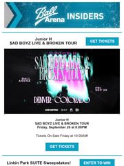 Email Inspiration from Ball Arena
