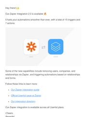 Email Inspiration from Benedikt from Userlist