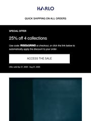 Email Inspiration from Harlo Coffee Roasters