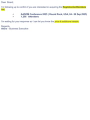 Email Inspiration from Hayley Moore