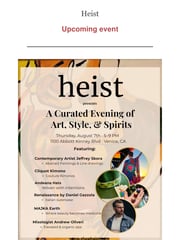 Email Inspiration from Heist
