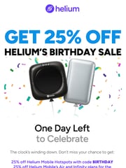 Email Inspiration from Helium