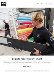 Email Inspiration from Helly Hansen Workwear
