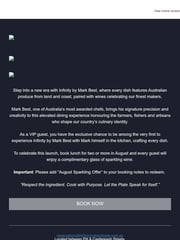 Email Inspiration from Infinity by Mark Best