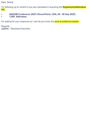 Email Inspiration from Jazmin Moore