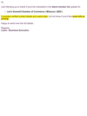 Email Inspiration from Laura Bennett