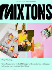 Email Inspiration from Mixtons
