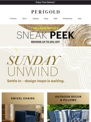 Email Inspiration from Perigold