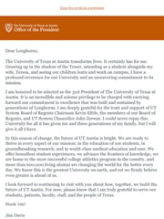 Email Inspiration from President Jim Davis
