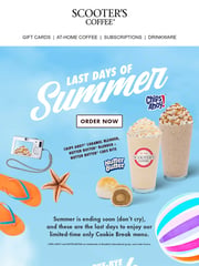 Email Inspiration from Scooter's Coffee