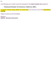 Email Inspiration from Sophia Turner