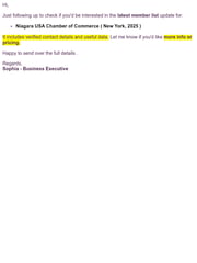 Email Inspiration from Sophia Turner