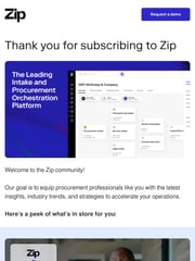 Email Inspiration from The Zip Team