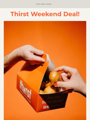 Email Inspiration from Thirst