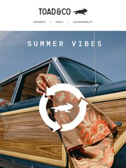 Email Inspiration from Toad&Co - ToadAgain Resale
