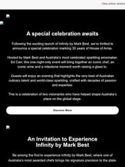 Email Inspiration from Trippas White Group
