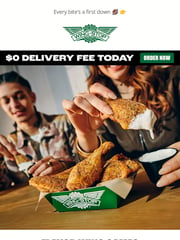 Email Inspiration from Wingstop
