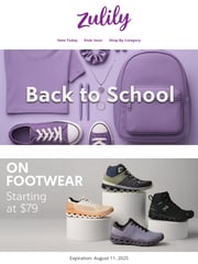 Email Inspiration from Zulily. For Real.