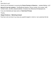 Email Inspiration from Abigail Anderson