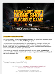 Email Inspiration from Access ASU