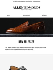 Email Inspiration from Allen Edmonds