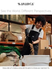Email Inspiration from % ARABICA