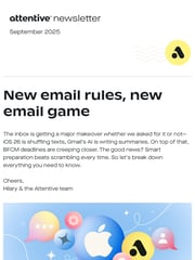 Email Inspiration from Attentive