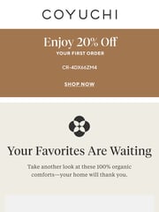 Email Inspiration from C O Y U C H I