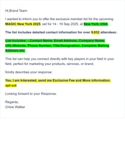 Email Inspiration from Chloe Walker