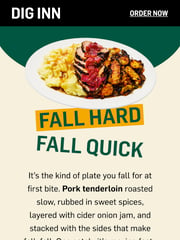 Email Inspiration from Dig Inn