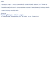 Email Inspiration from Edward Langley