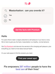 Email Inspiration from Flo