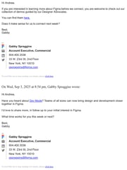 Email Inspiration from Gabby Spraggins
