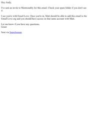 Email Inspiration from Grant Singleton