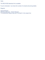 Email Inspiration from Harriet Winslow
