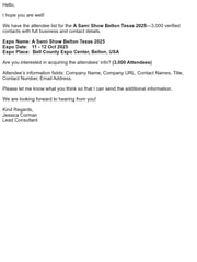 Email Inspiration from Jessica Corman