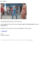 Email Inspiration from tomás from bonbuz