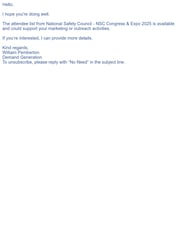 Email Inspiration from William Pemberton